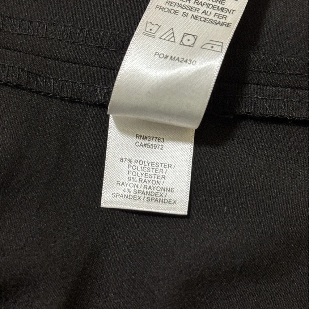 LAUNDRY by Shelli Segal The HAILEE Modern Fit Women's Black Pants 10S NWT $178 - Picture 8 of 8